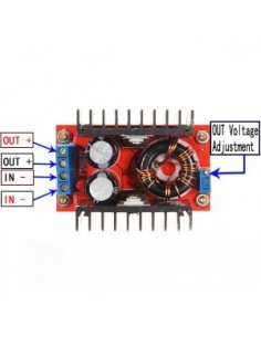 DC-DC Step Up Converter 10-32V to 12-35V 6A 2