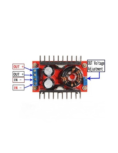 DC-DC Step Up Converter 10-32V to 12-35V 6A