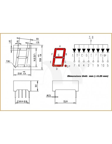 Tube Digital Display 1 Bits
