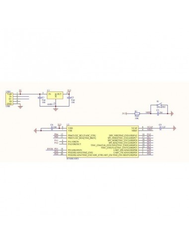 STM8 S103F3P6 Mini Development Board