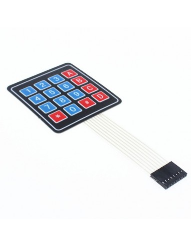 4x4 Matrix Keypad Membrane Switch