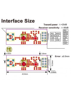NRF24L01+PA+LNA with Antenna (1000m) 2