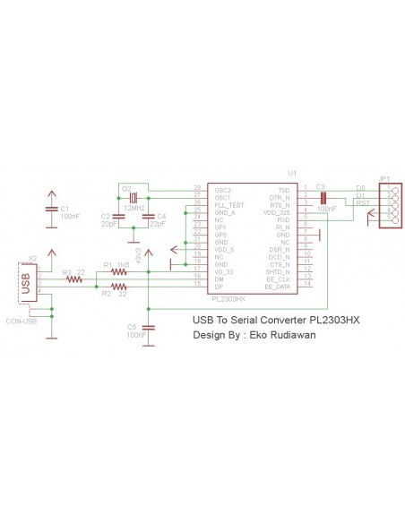 USB To RS232 TTL PL2303HX