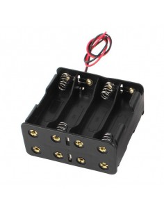 8 x AA Batteries Holder 12V