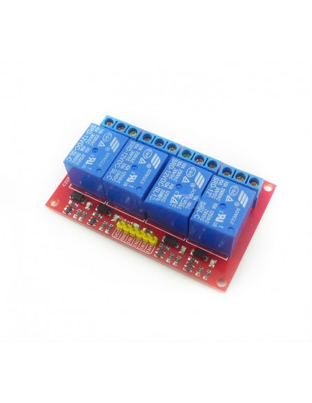 Relejs - 4 kanālu 12V