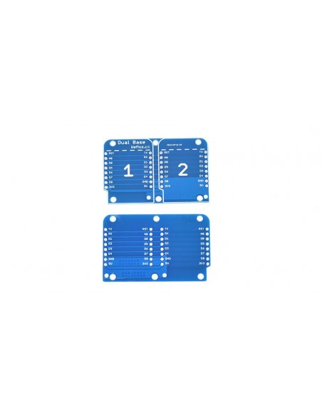 Dual Base for WeMos D1 mini