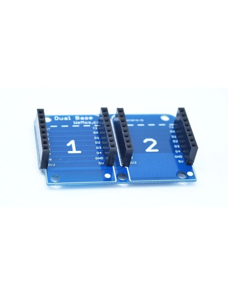 Dual Base for WeMos D1 mini