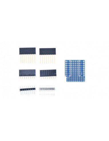 ProtoBoard Shield for WeMos D1 mini double sided perf board