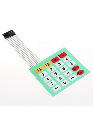 4x4 Matrix Keypad Membrane Switch