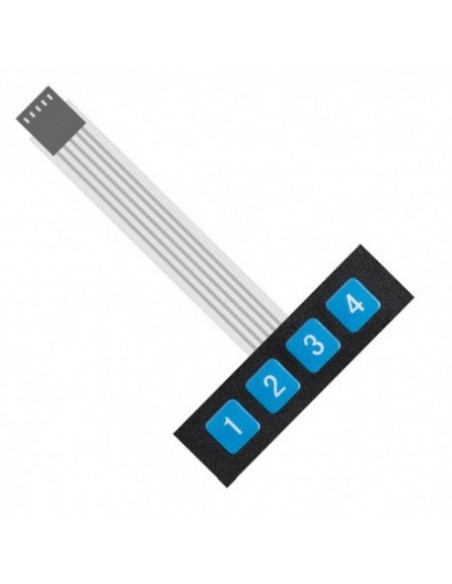 1x4 Key Matrix Membrane Switch
