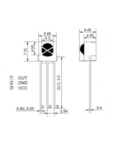 IR receiver - VS1838B 2