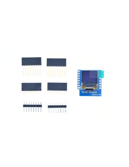 OLED Shield for WeMos D1 mini 0.66" inch 64X48 IIC I2C