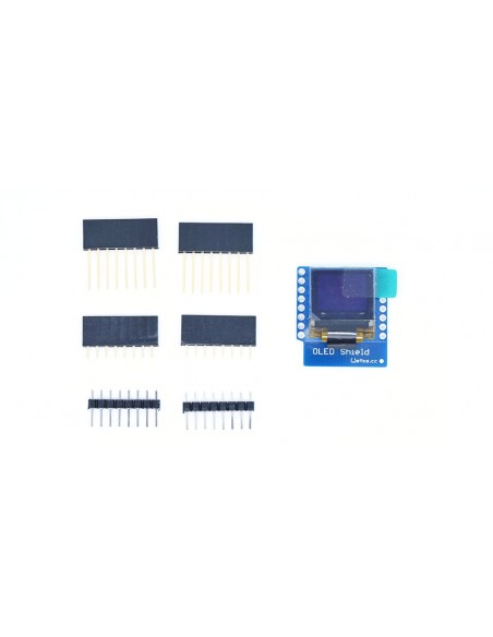 OLED Schild for WeMos D1 mini 0.66" inch 64X48 IIC I2C For Arduino 