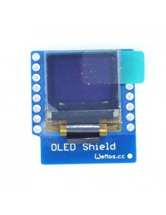 OLED Shield for WeMos D1 mini 0.66" inch 64X48 IIC I2C