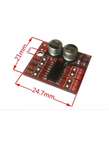 MX1508 2-channel DC motor driving
