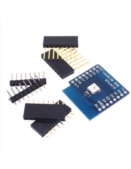 WS2812B RGB SHIELD for WeMos D1 mini