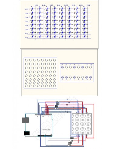 Screen - LED Dot matrix 8x8