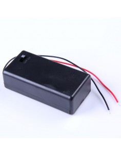 1 x 9V Batteries Holder ON/OFF 2