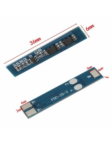 2S 3A Li-ion Lithium Battery 7.4v 8.4V 18650 Charger Protection Board