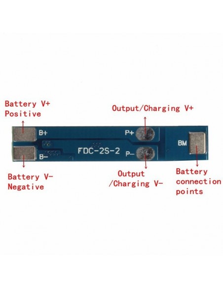 2S 3A Li-ion Lithium Battery 7.4v 8.4V 18650 Charger Protection Board