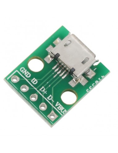 Micro USB to DIP 2.54mm Adapter