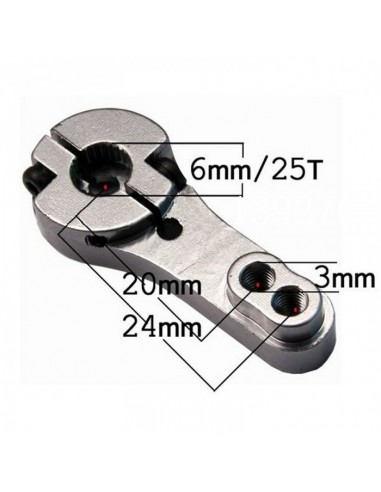 25T Servo Arm Horn Aluminum
