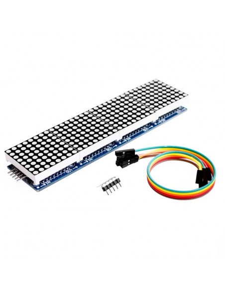 MAX7219 Dot Matrix Module 4 In One Display with 5P Line