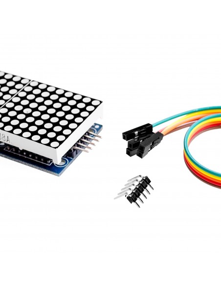 MAX7219 Dot Matrix Module 4 In One Display with 5P Line