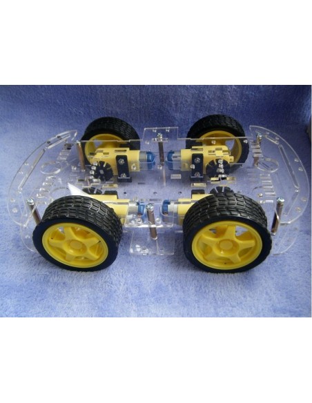4WD Smart Robot Car Chassis Kits with Speed Encoder
