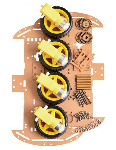 4WD Smart Robot Car Chassis Kits with Speed Encoder