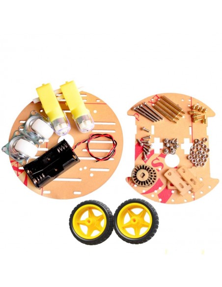 2WD Smart Robot Car Chassis Kits (round)