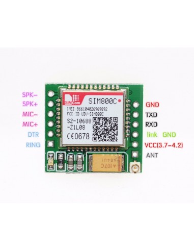 GSM Module SIM800C with MicroSIM