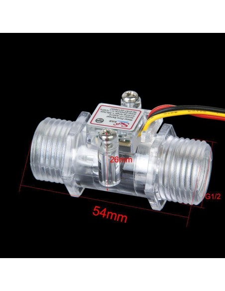 Water flow sensor 1 ~ 30L / min G1/2" Water flow sensor 1 ~ 30L / min G1/2"