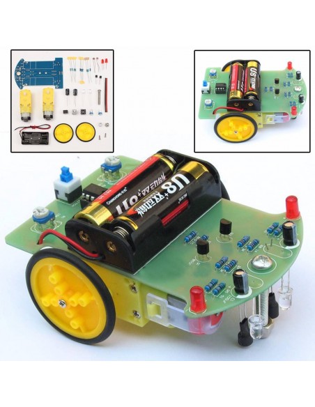 DIY Tracking Robot Car With Reduction Motor DIY Tracking Robot Car With Reduction Motor