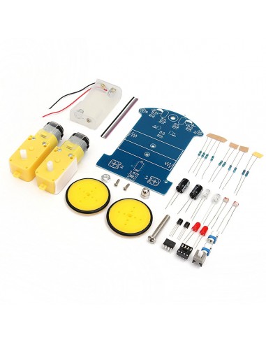 DIY Tracking Robot Car With Reduction Motor