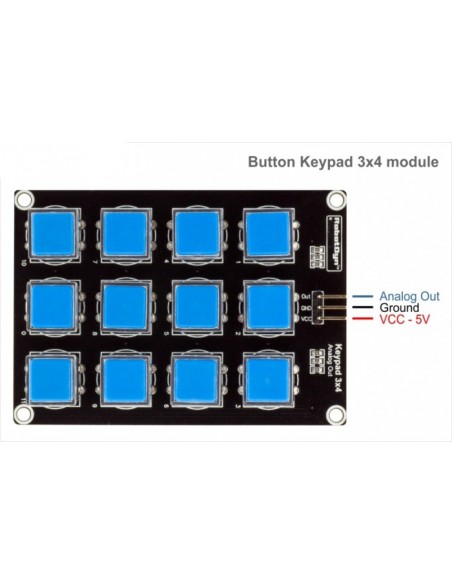 Button Keypad 3x4 module (Assembled)