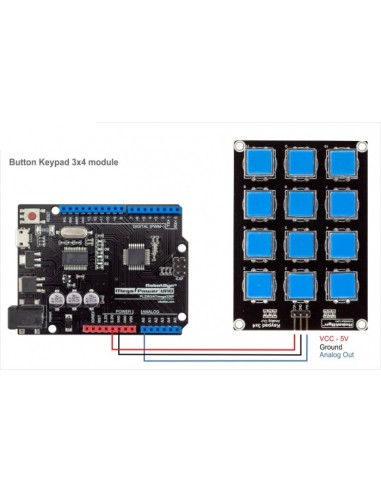 Button Keypad 3x4 module (Assembled)