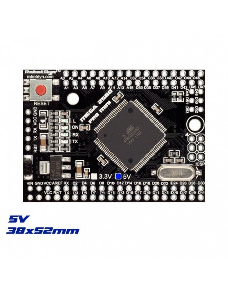 Mega 2560 PRO (Embed) CH340G/ATmega2560-16AU (no pinheaders)