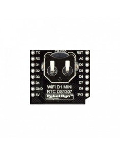 WIFI D1 mini - shield RTC DS1307 (Real Time Clock) with battery 2
