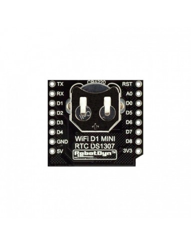 WIFI D1 mini - shield RTC DS1307 (Real Time Clock) with battery