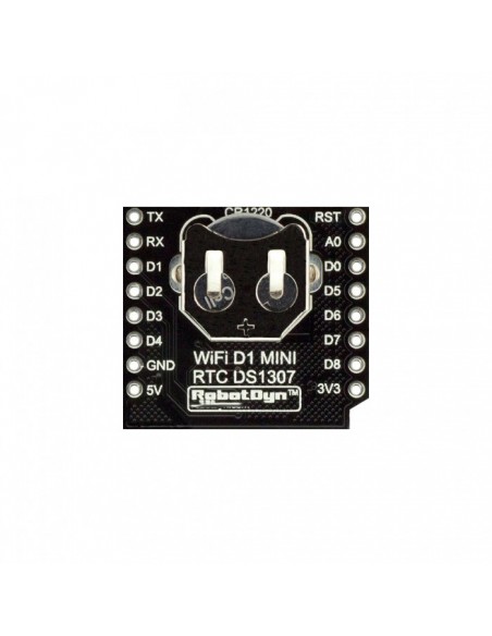 WIFI D1 mini - shield RTC DS1307 (Real Time Clock) with battery