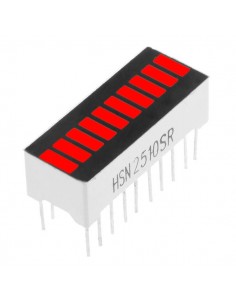 10 Segment digital RED LED bar display