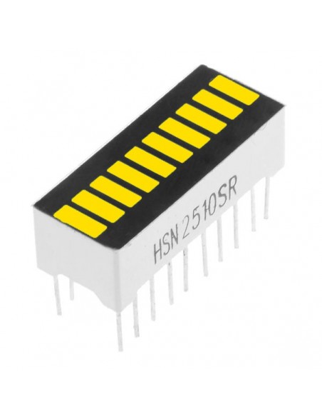 10 Segment digital RED LED bar display