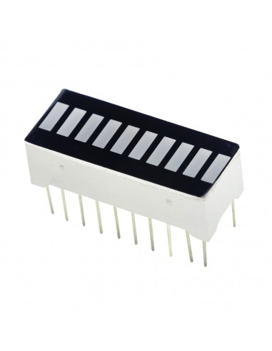 10 Segment digital RED LED bar display
