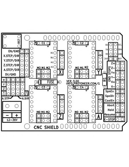 CNC Shield V3.0 for Arduino