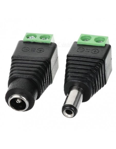 DC connector Male + Female 2.1*5.5mm