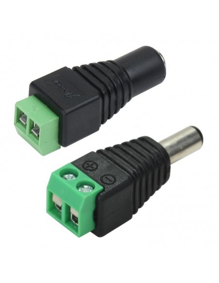 DC connector Male + Female 2.1*5.5mm