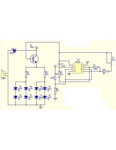 LM358 Breathing Lamp Electronics DIY Kit