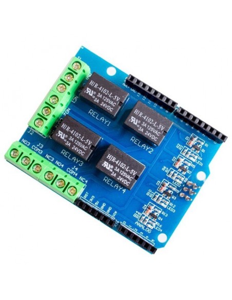 4 channel 5v relay shield