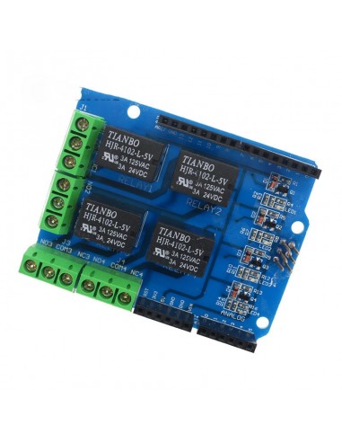 4 channel 5v relay shield